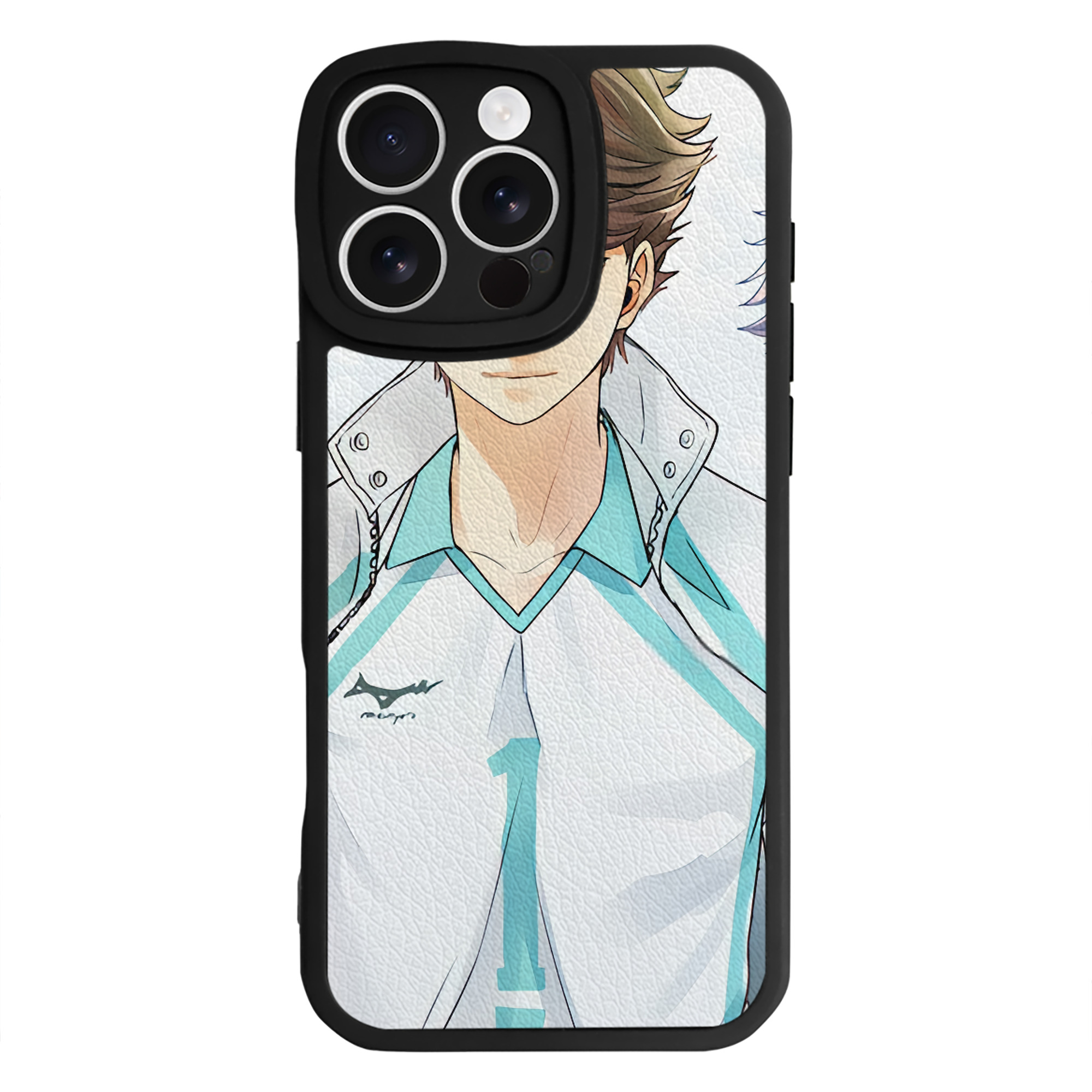 （画像用） ハイキュー!! Haikyu!! 【iPhone 16シリーズ対応】シリコンスマホケース（レザー調） 材質：シリコン